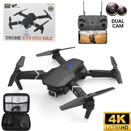 E88 Pro Drone E88 Max Dual Camera Dron Comercial Avec Telecommande De Visionnage Kids Plane Drone With 12Mp Camera
